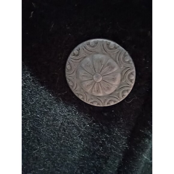 North Style Vintage Sz XL Wool Blend Floral Embroidered Jacket Coat Pockets - Picture 7 of 10